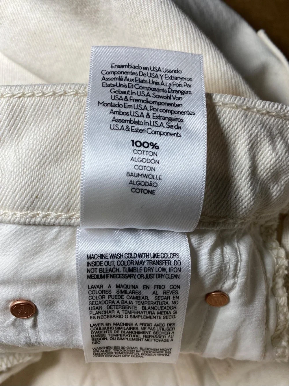 MOTHER Superior The Scooter Skimp High Rise Flare Jeans Natural Selection White